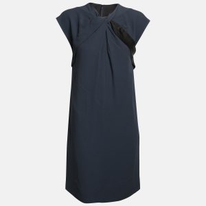 Gucci Navy Blue Crepe Twist Detail Sleeveless Mini Dress S, Dresses - Luxury Closet catalog