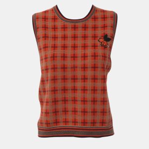 Gucci Plaid Wool Sleeveless Sweater L, Sweaters & Cardigans - Luxury Closet catalog