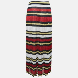 Gucci Multicolor Strip Lurex Knit Maxi Skirt M, Skirts - Luxury Closet catalog