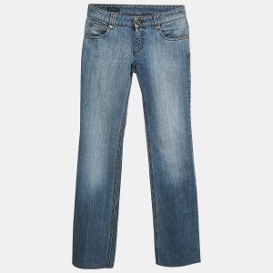 Gucci Blue Washed Denim Straight Leg Jean S Waist 28", Jeans - Luxury Closet catalog