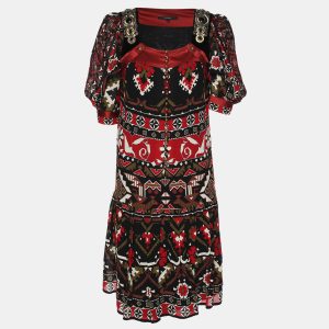 Gucci Multicolor Printed Viscose and Silk Vintage Mini Dress M, Dresses - Luxury Closet catalog