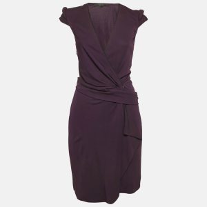 Gucci Purple Jersey Zip Detail Draped Short Dress M, Dresses - Luxury Closet catalog
