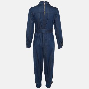 Gucci Blue Denim Belted Jumpsuit S, Suits - Luxury Closet catalog