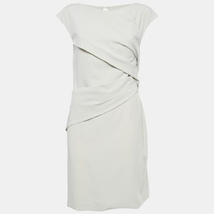 Gucci Beige Stretch Crepe Draped Mini Dress M, Dresses - Luxury Closet catalog