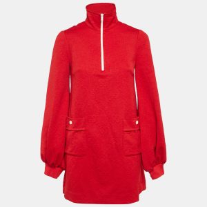 Gucci Red GG Monogram Jersey Mini Dress XS, Dresses - Luxury Closet catalog