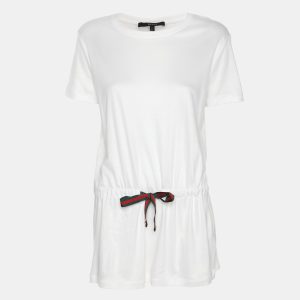 Gucci White Modal Web Belt Top L, Shirts & Tops - Luxury Closet catalog