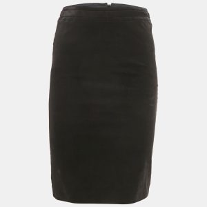 Gucci Black Velvet GG Logo Pencil Skirt S, Skirts - Luxury Closet catalog