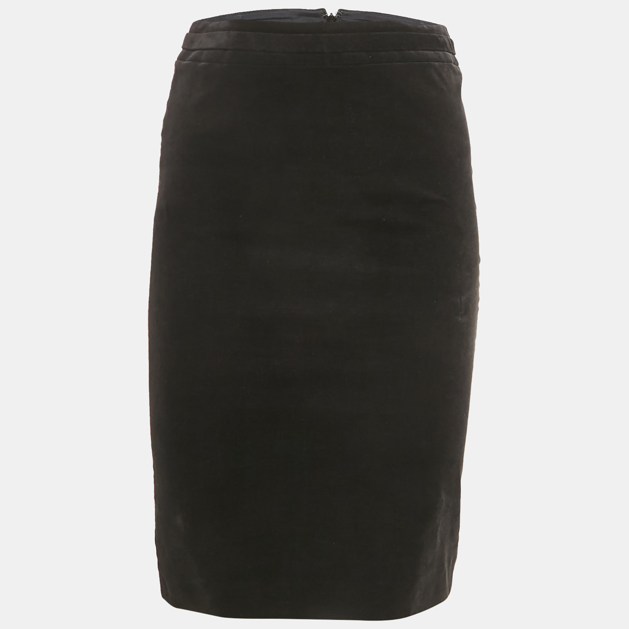 Gucci Black Velvet GG Logo Pencil Skirt S, Skirts - Luxury Closet catalog