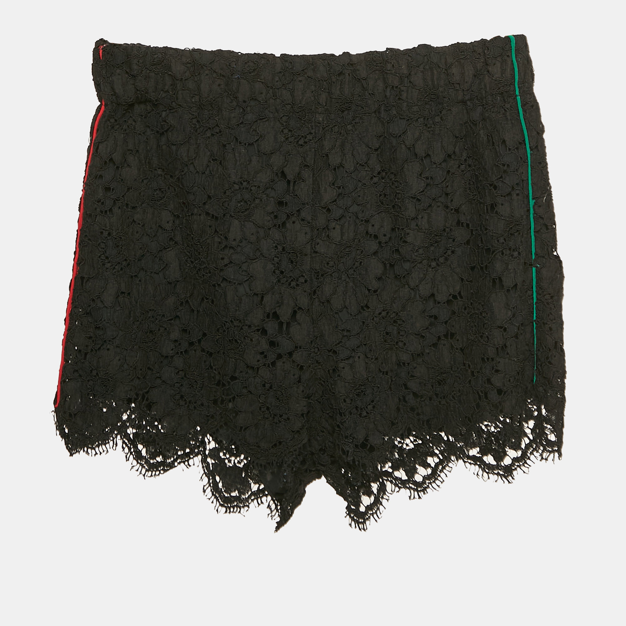 Gucci Black Lace Contrast Trimmed Short XS, Shorts - Luxury Closet catalog
