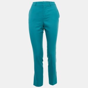 Gucci Wool Teal Blue Wool Trousers S, Clothing - Luxury Closet catalog