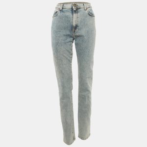Gucci Blue Washed Denim High Rise Jeans L Waist 33", Jeans - Luxury Closet catalog