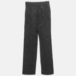 Gucci Black Jumbo GG Jacquard Canvas Pants XS Waist 24", Clothing - Luxury Closet catalog