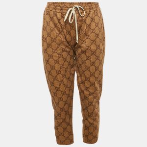 Gucci Brown GG Jersey Drawstring Trackpants M, Clothing - Luxury Closet catalog