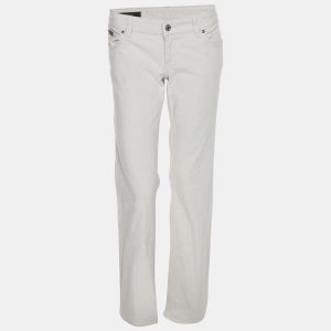 Gucci Off White Denim Wide Leg Pants M, Jeans - Luxury Closet catalog