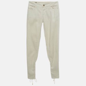 Gucci Beige Linen Blend Lace-Up Hem Skinny Jeans S Waist 29", Jeans - Luxury Closet catalog