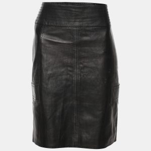 Gucci Black Leather Midi Skirt M, Skirts - Luxury Closet catalog