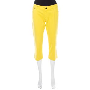 Gucci Yellow Denim Cropped Jeans M, Jeans - Luxury Closet catalog