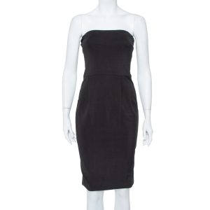 Gucci Black Jersey Strapless Sheath Dress S, Dresses - Luxury Closet catalog