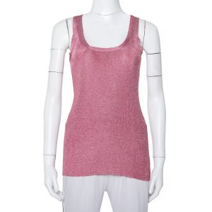 Gucci Pink Lurex Knit Tank Top XXS, Shirts & Tops - Luxury Closet catalog