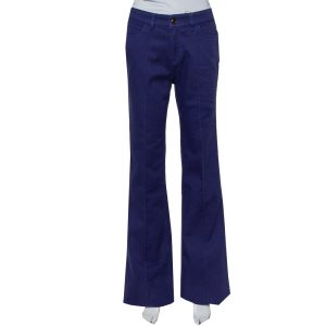 Gucci Navy Blue Denim Paneled Flared Leg Jeans M, Jeans - Luxury Closet catalog