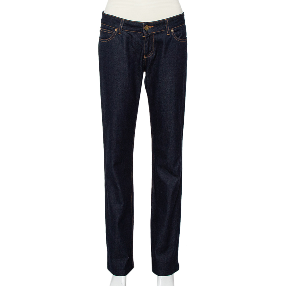 Gucci Navy Blue Denim Straight Leg Jeans S, Jeans - Luxury Closet catalog