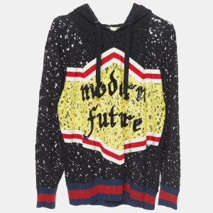 Gucci Black Lace Modern Future Hoodie S, Sweaters & Cardigans - Luxury Closet catalog