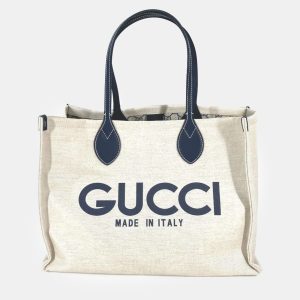 Gucci Beige x Black Dark Navy Tote Bag, Tote Handbags - Luxury Closet catalog