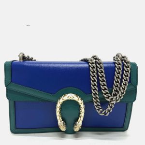 Gucci blue Green Bicolor Chain shoulder bag, Shoulder Bags - Luxury Closet catalog