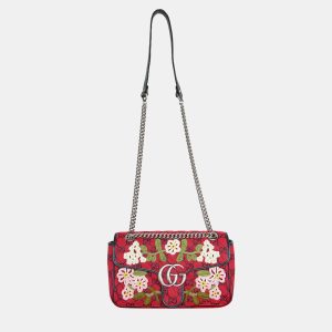 Gucci Red Canvas GG Shoulder Bag, Shoulder Bags - Luxury Closet catalog