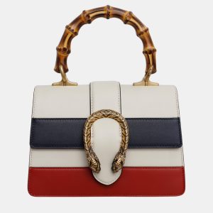 Gucci Tri Color Leather Mini Dionysus Bamboo Top Handle Bag, Satchels - Luxury Closet catalog
