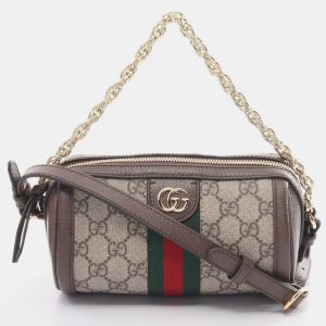 Gucci Ophidia Gg Supreme Coated Canvas Leather Beige Brown Multicolor Shoulder Bag, Shoulder Bags - Luxury Closet catalog