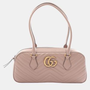 Gucci Pink Leather GG Marmont Medium Tote Bag, Tote Handbags - Luxury Closet catalog