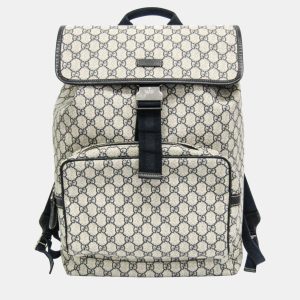 Gucci GG Supreme Beige Navy GG Supreme Backpack, Backpacks - Luxury Closet catalog