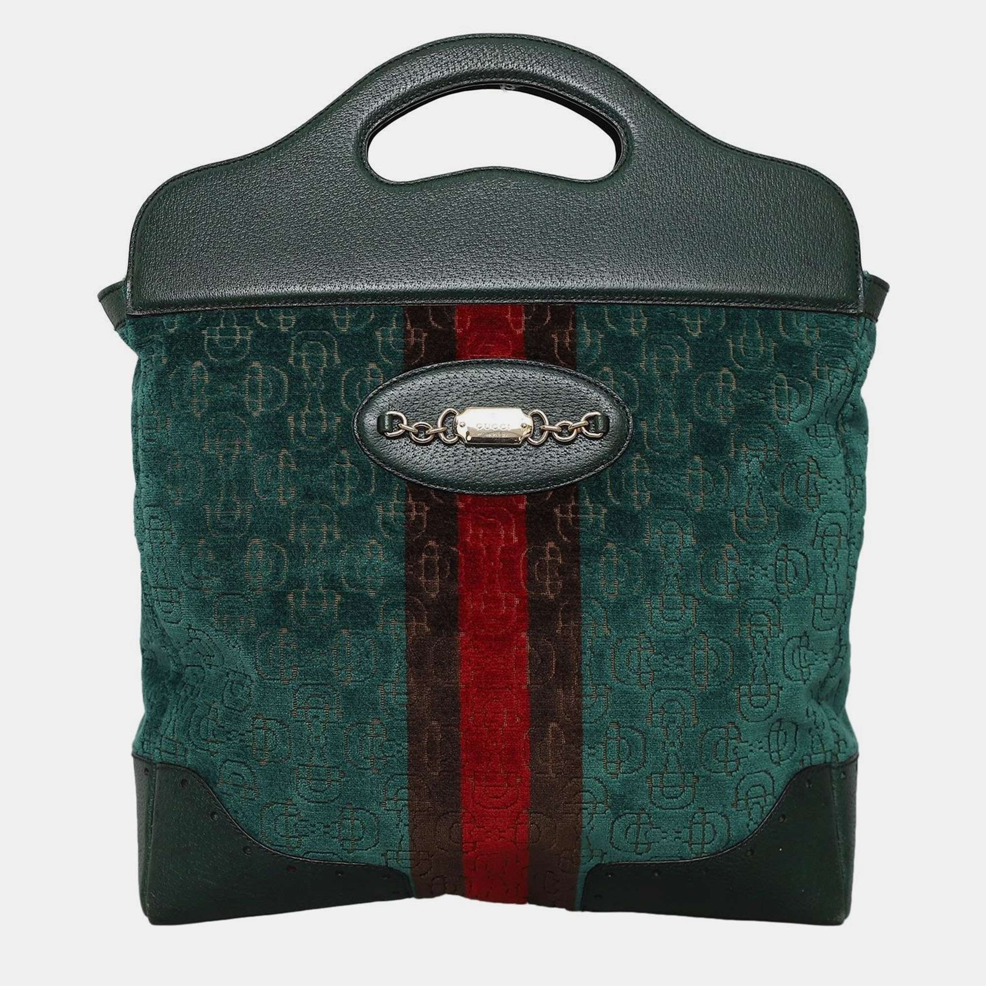Gucci Velvet Horsebit Shopper Bag, Tote Handbags - Luxury Closet catalog