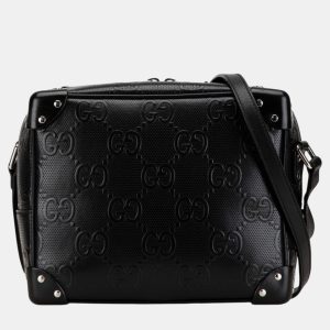 Gucci Black Leather Gg Embossed Shoulder Bag, Shoulder Bags - Luxury Closet catalog