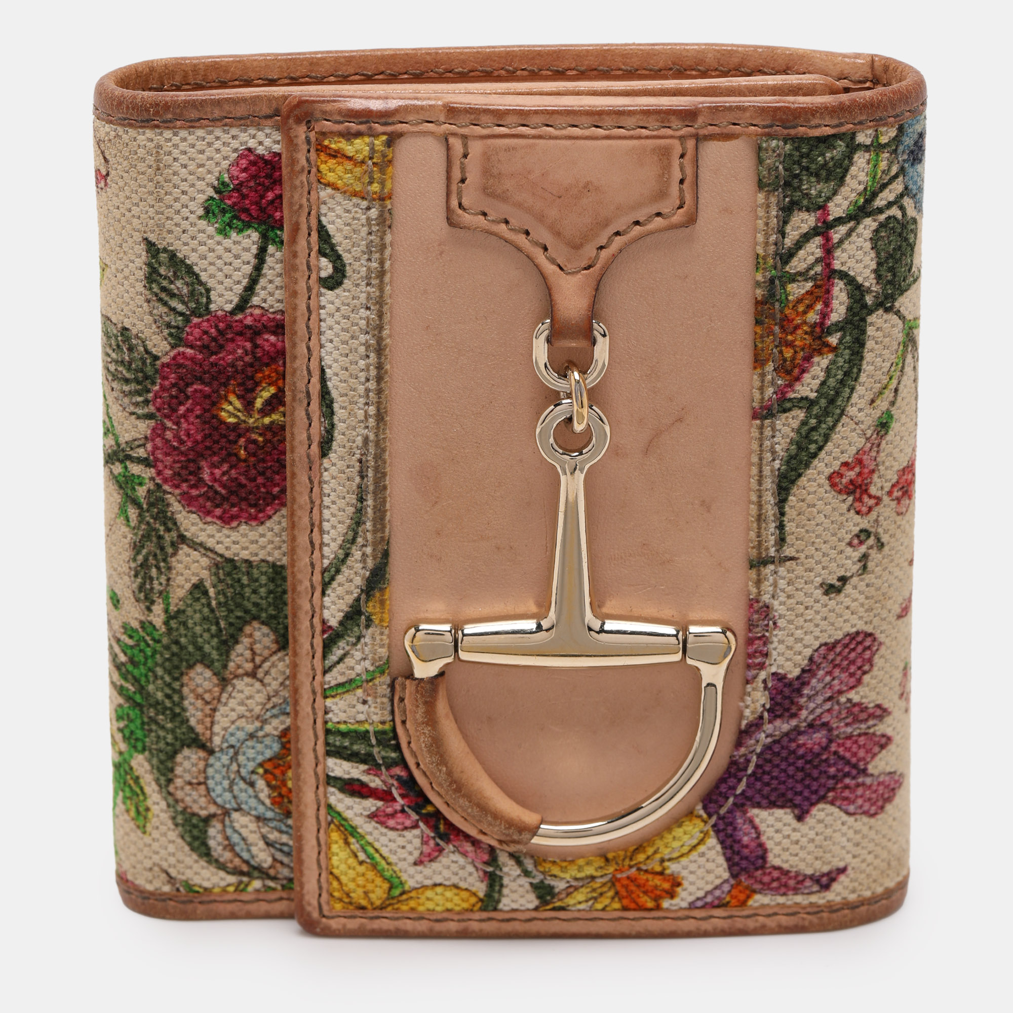 Gucci Multicolor Canvas and Leather Horsebit Trifold Wallet, Wallets & Money Clips - Luxury Closet catalog