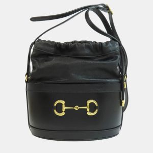 Gucci Leather Horsebit Bucket Shoulder Bag, Handbags - Luxury Closet catalog