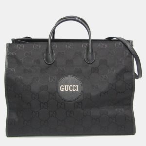 Gucci Black Nylon Canvas/Leather Off The Grid GG Shoulder Bag, Shoulder Bags - Luxury Closet catalog