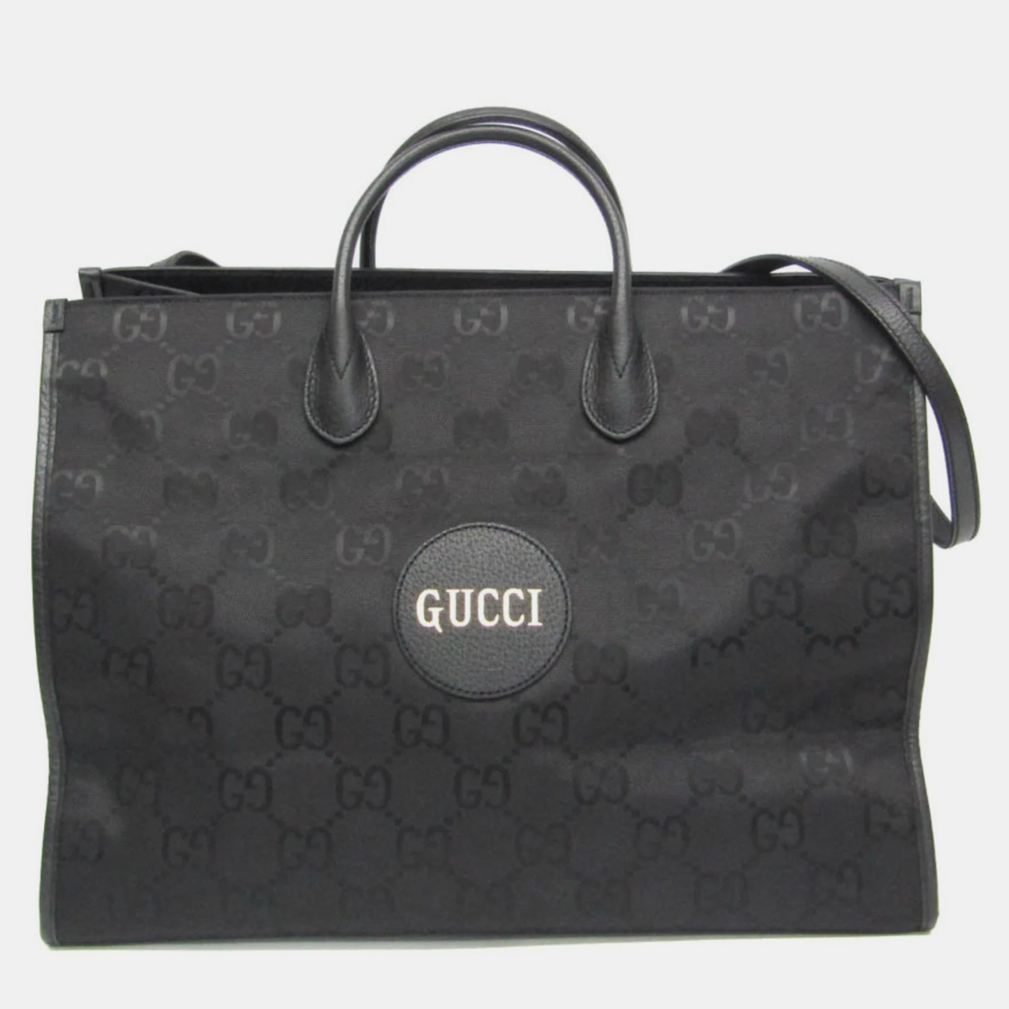 Gucci Black Nylon Canvas/Leather Off The Grid GG Shoulder Bag, Shoulder Bags - Luxury Closet catalog