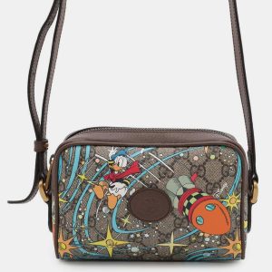 Gucci Disney Gg Supreme Shoulder Bag Donald Duck Beige/Brown Pvc Leather, Shoulder Bags - Luxury Closet catalog