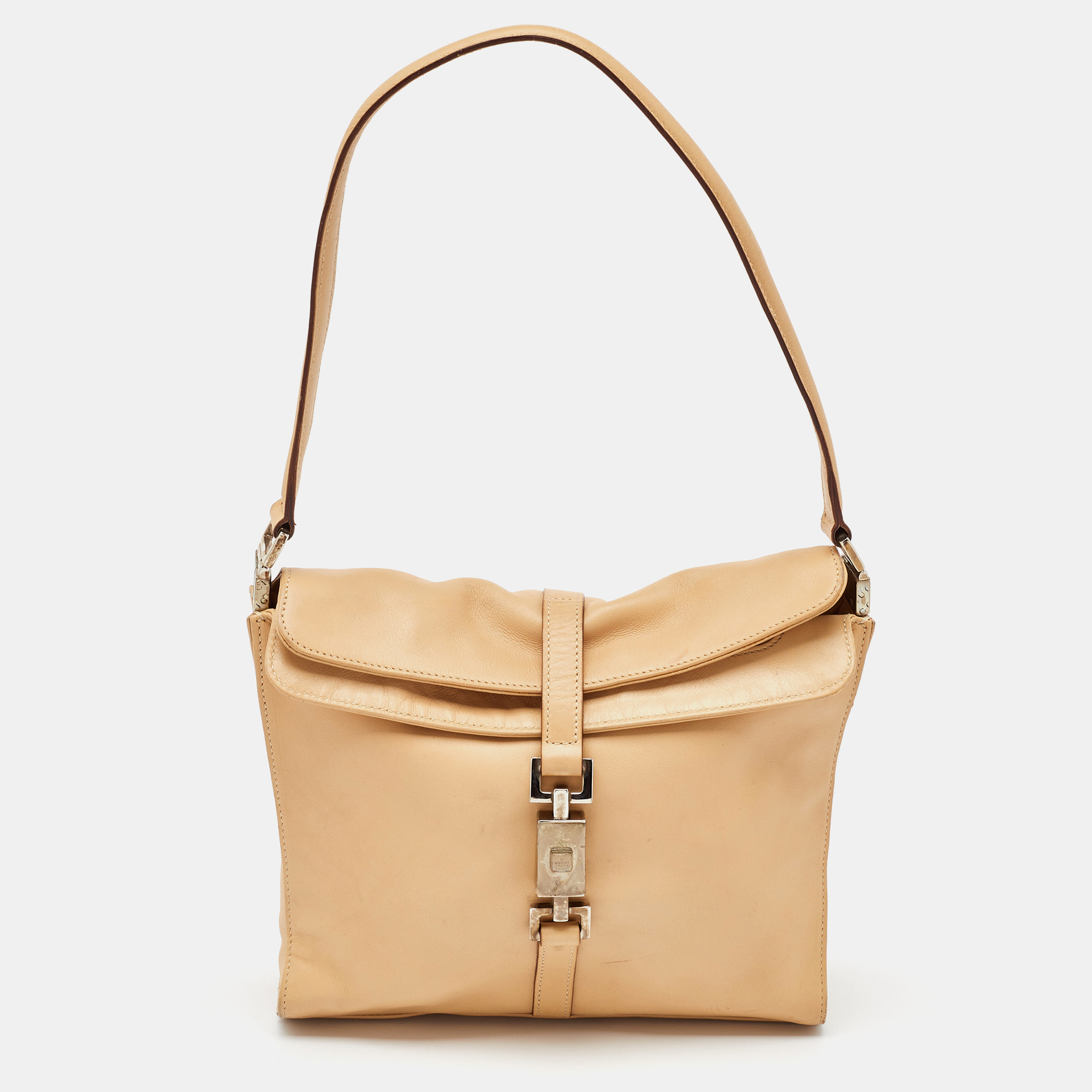 Gucci Beige Leather Jackie Shoulder Bag, Shoulder Bags - Luxury Closet catalog