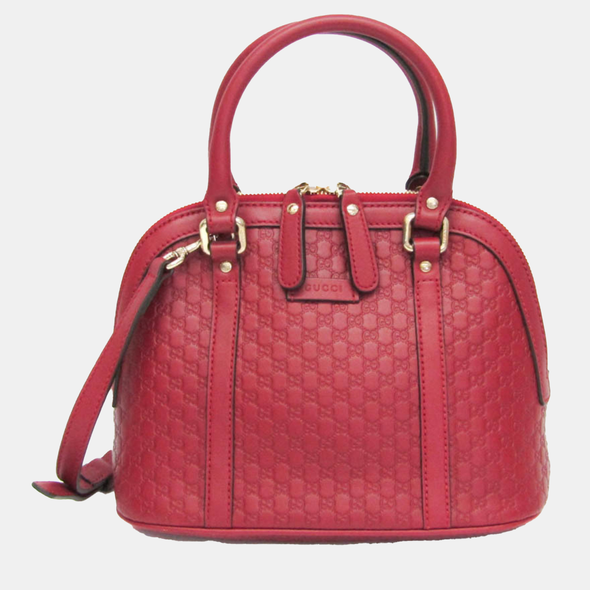 Gucci Red Leather Microguccissima Shoulder Bag, Shoulder Bags - Luxury Closet catalog