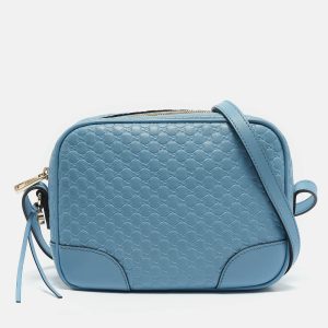 Gucci Light Blue Microguccissima Leather Bree Crossbody Bag, Handbags - Luxury Closet catalog