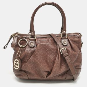 Gucci Brown Diamante Leather Medium Sukey Tote, Tote Handbags - Luxury Closet catalog