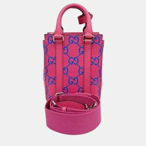 Gucci Pink Leather Supreme Mini Tote and Shoulder Bag, Tote Handbags - Luxury Closet catalog