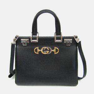 Gucci Black Leather Zumi Shoulder Bag, Handbags - Luxury Closet catalog
