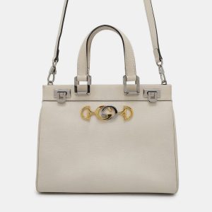 Gucci Zumi 2Wayhandbag Ivory Leather, Tote Handbags - Luxury Closet catalog