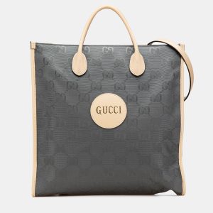 Gucci Grey Medium GG Nylon Off the Grid Convertible Tote, Tote Handbags - Luxury Closet catalog