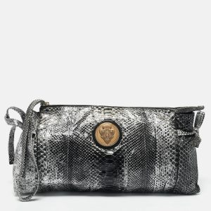 Gucci Silver/black Python Large Hysteria Clutch, Clutches & Special Occasion Bags - Luxury Closet catalog