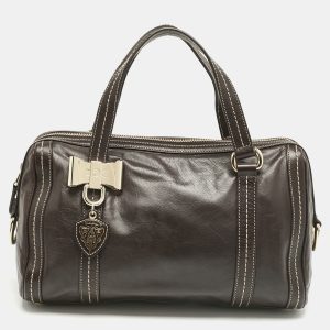 Gucci Choco Brown Leather Duchessa Boston Bag, Handbags - Luxury Closet catalog